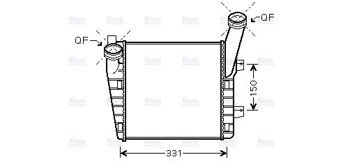 AVA Charge Air Intercooler VNA4263