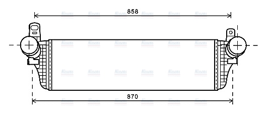 AVA Charge Air Intercooler VNA4313