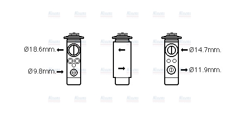 AVA Aircon Expansion Valve VO1172
