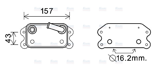 AVA Oil Cooler VO3169