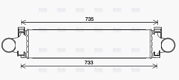 AVA Charge Air Intercooler VO4296
