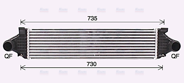 AVA Charge Air Intercooler VO4297