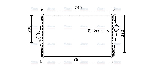 AVA Charge Air Intercooler VOA4151