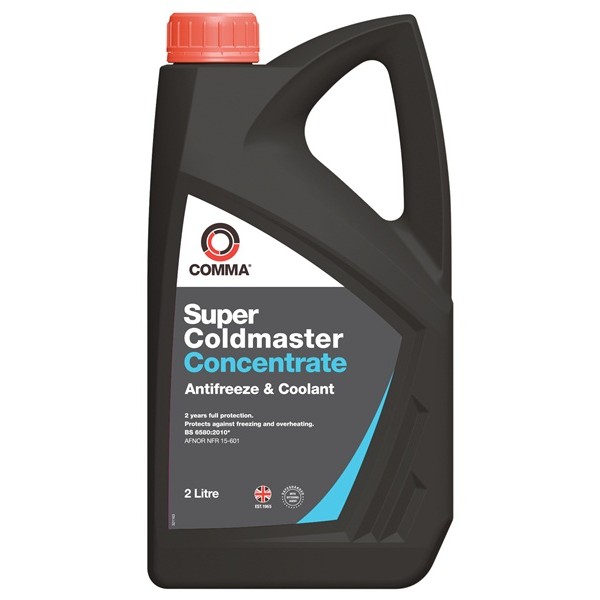 COMMA Comma Super Coldmaster Antifreeze & Coolant – Concentrated – 2 Litre – SCA2L