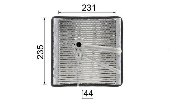 MAHLE Premium Line Aircon Evaporator w/expansion valve AE194000P