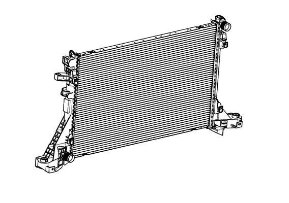 MAHLE Premium Line Coolant Radiator CR2724000P