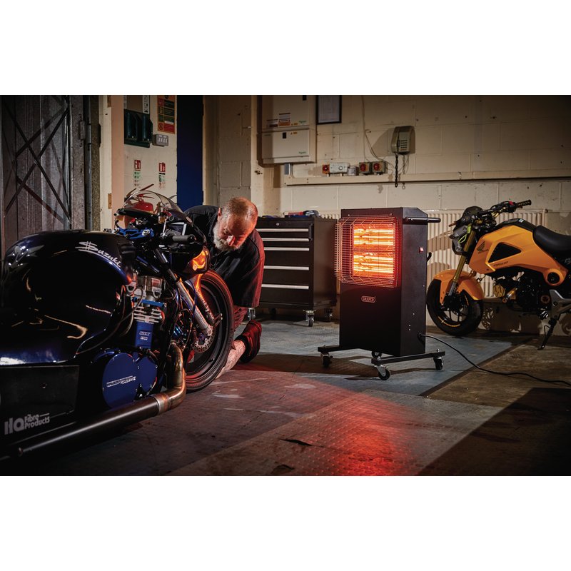 Draper 230V Infrared Cabinet Heater 2.8kW 9553 BTU (04745)