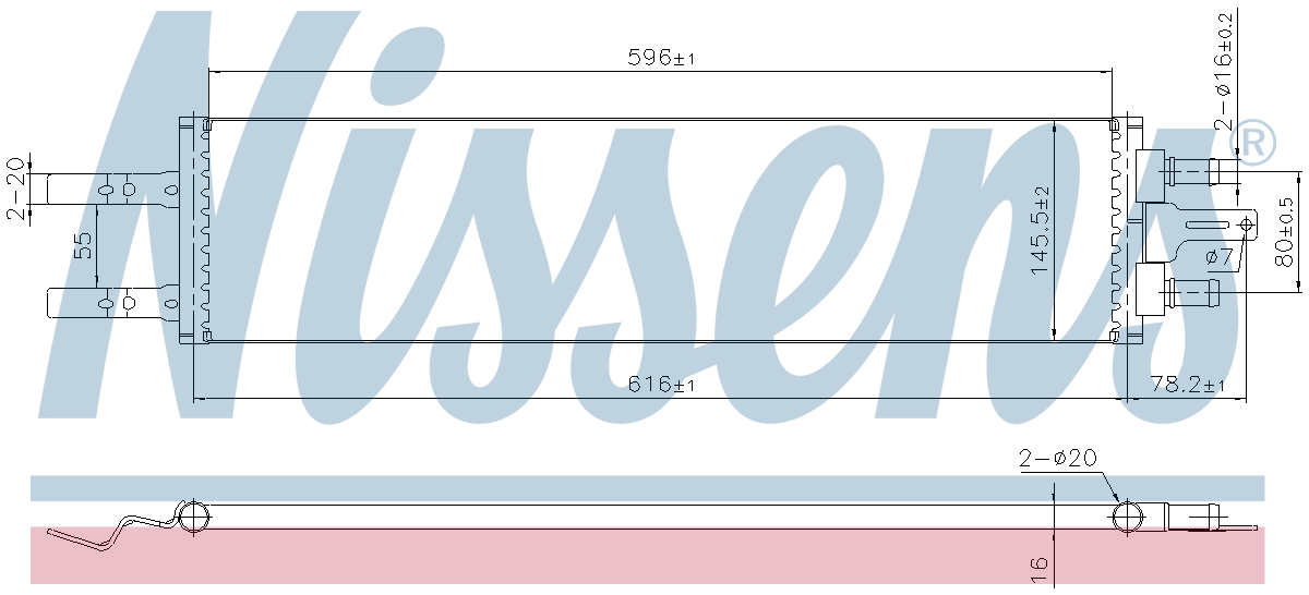 Nissens Engine Coolant Radiator 606420