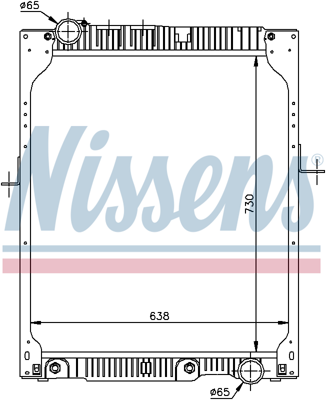 NISSENS Coolant Radiator 62643A
