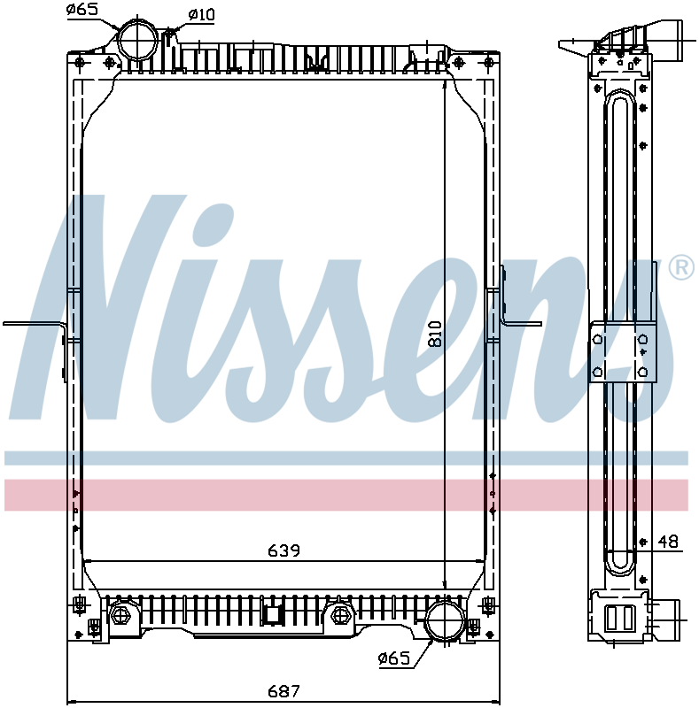 NISSENS Coolant Radiator 62646A