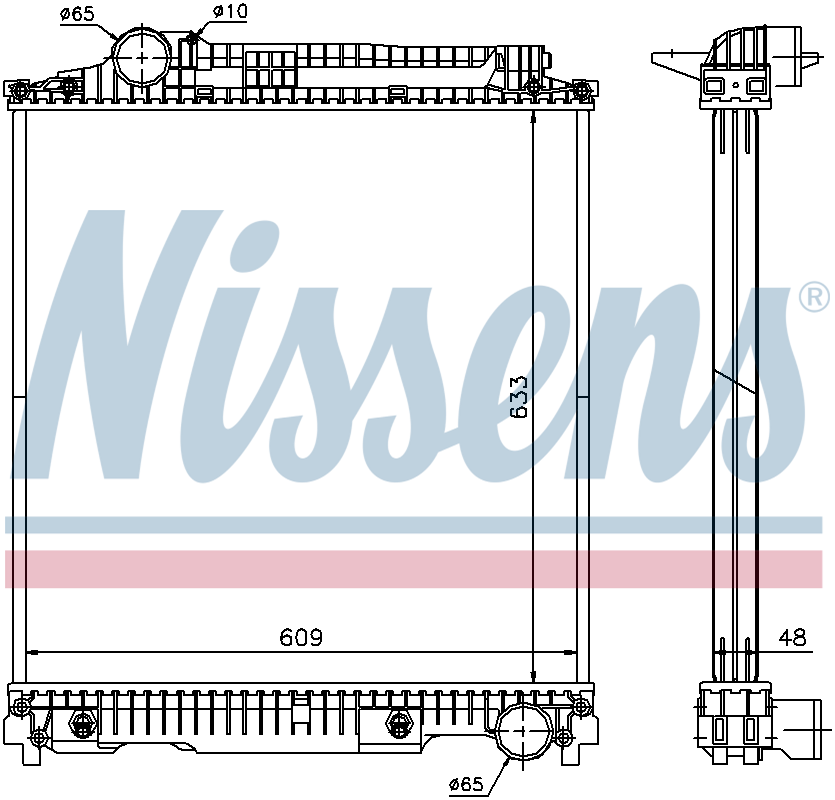 Nissens Engine Coolant Radiator 626470