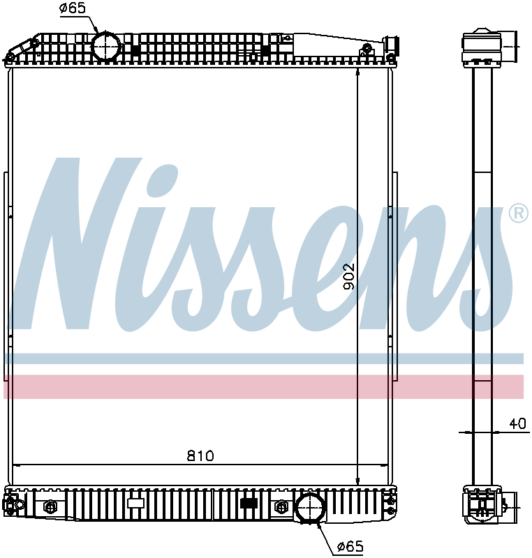 Nissens Engine Coolant Radiator 626530