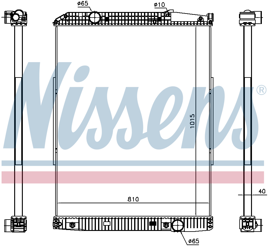 Nissens Engine Coolant Radiator 627910