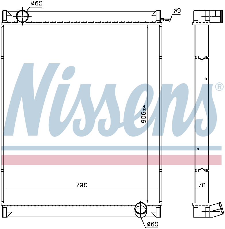 NISSENS Coolant Radiator 63444