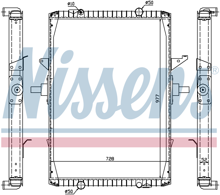 NISSENS Coolant Radiator 63775A