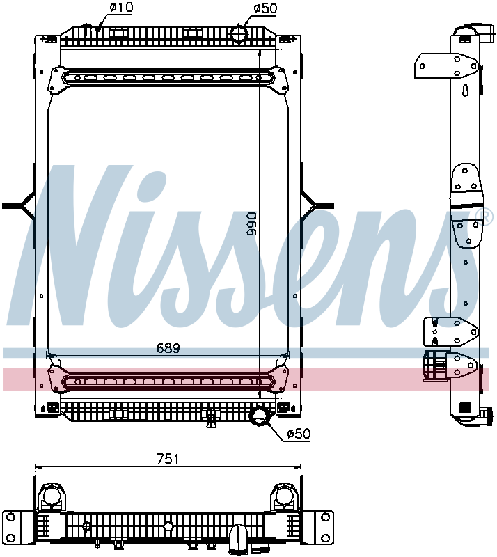NISSENS Coolant Radiator 63785