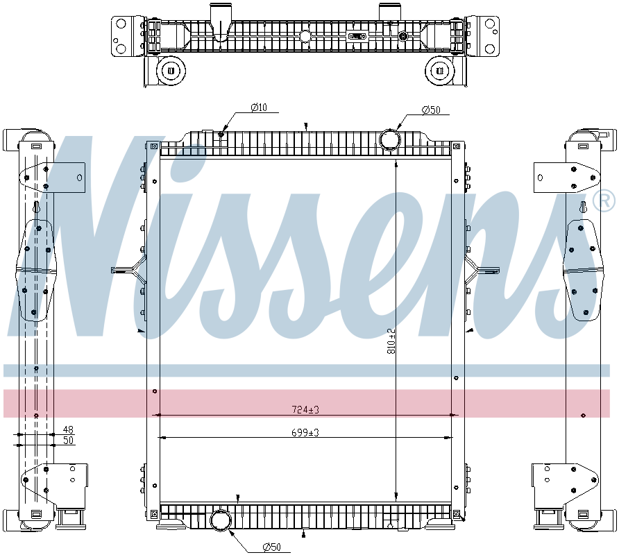 Nissens Engine Coolant Radiator 637878