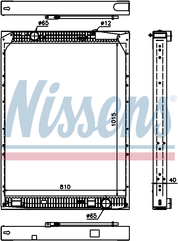 NISSENS Coolant Radiator 67169