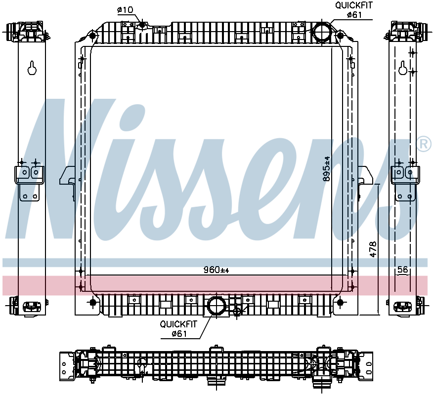 NISSENS Coolant Radiator 67192