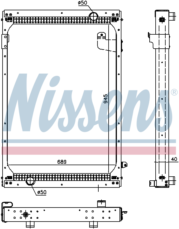NISSENS Coolant Radiator 67195