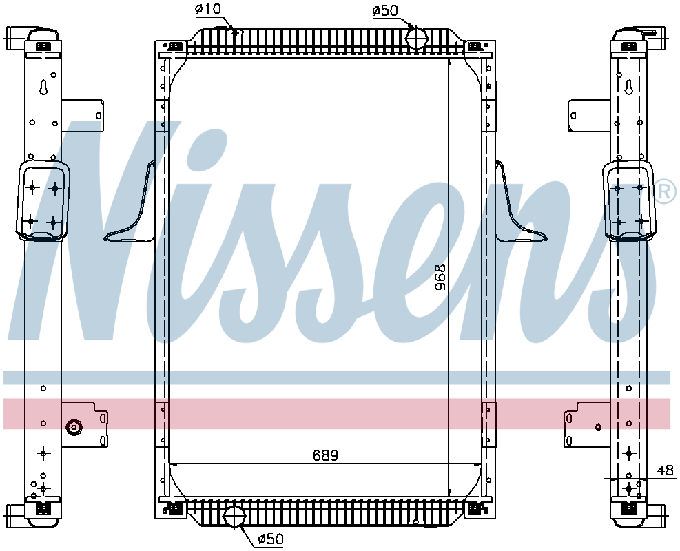 NISSENS Coolant Radiator 67244A