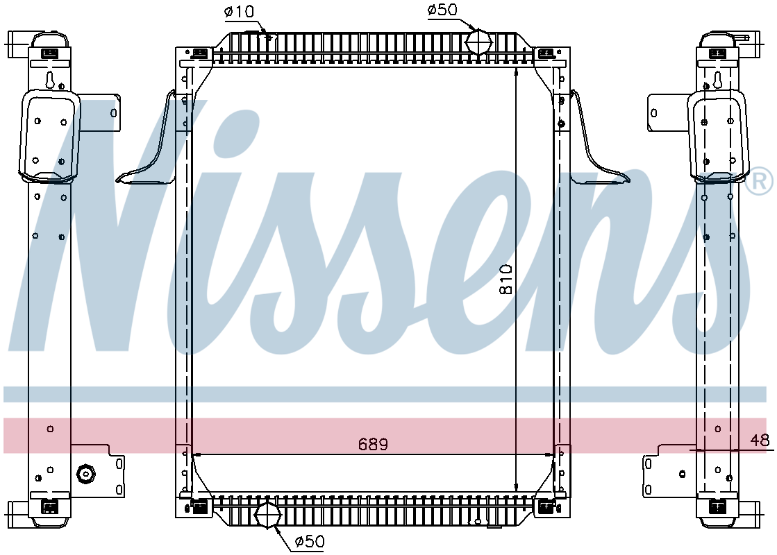 NISSENS Coolant Radiator 67257