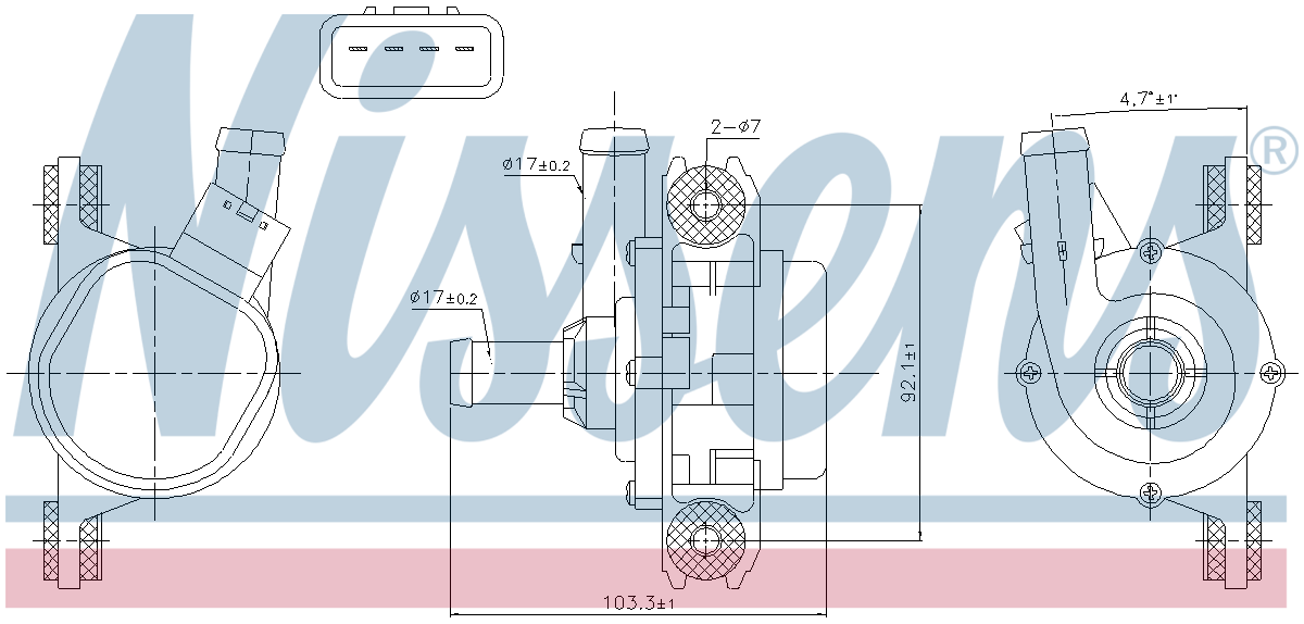 Nissens Water Pump 831385
