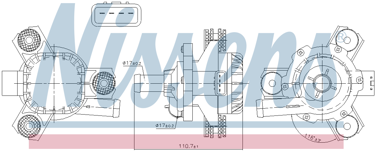 Nissens Water Pump 832171