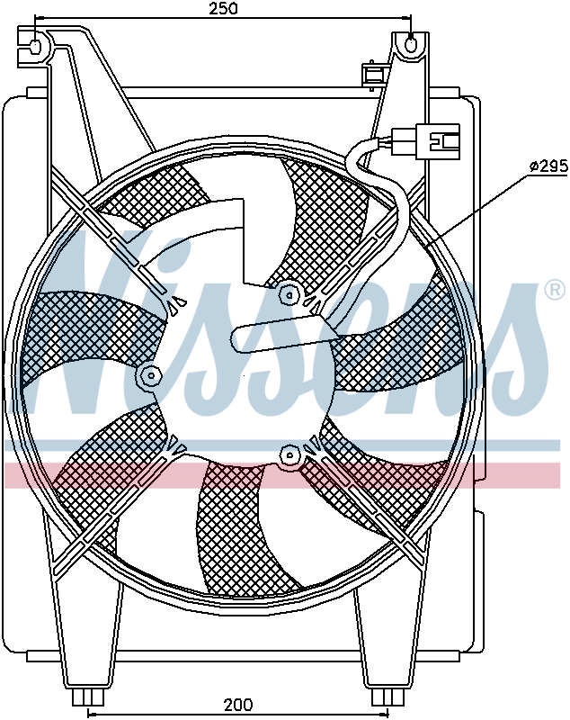 Nissens Condenser Cooling Fan 85088