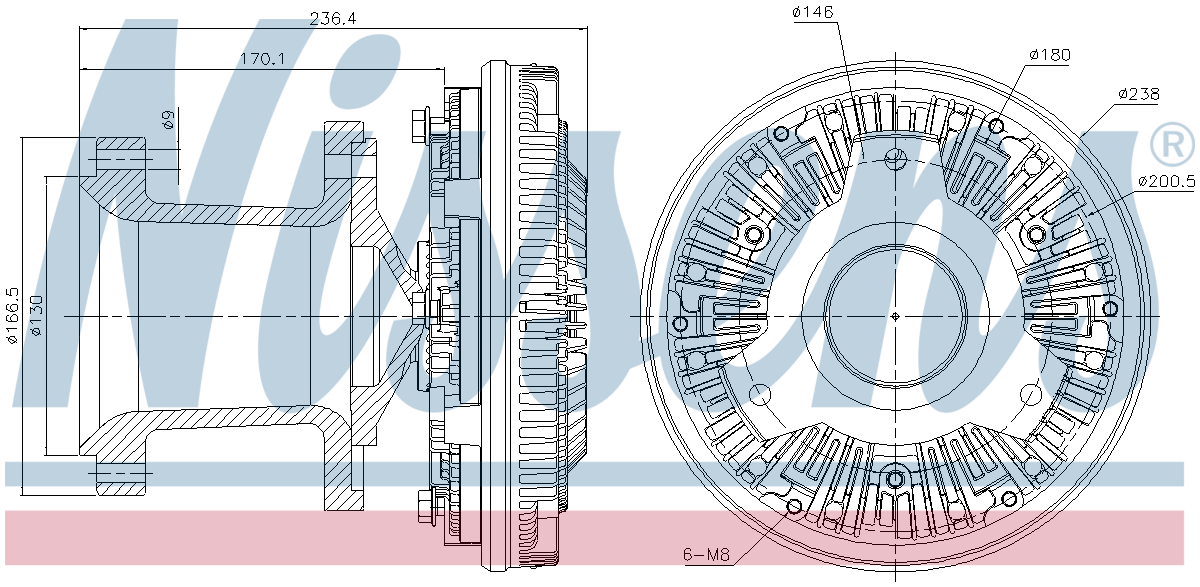 Nissens Cooling Fan Clutch 86032