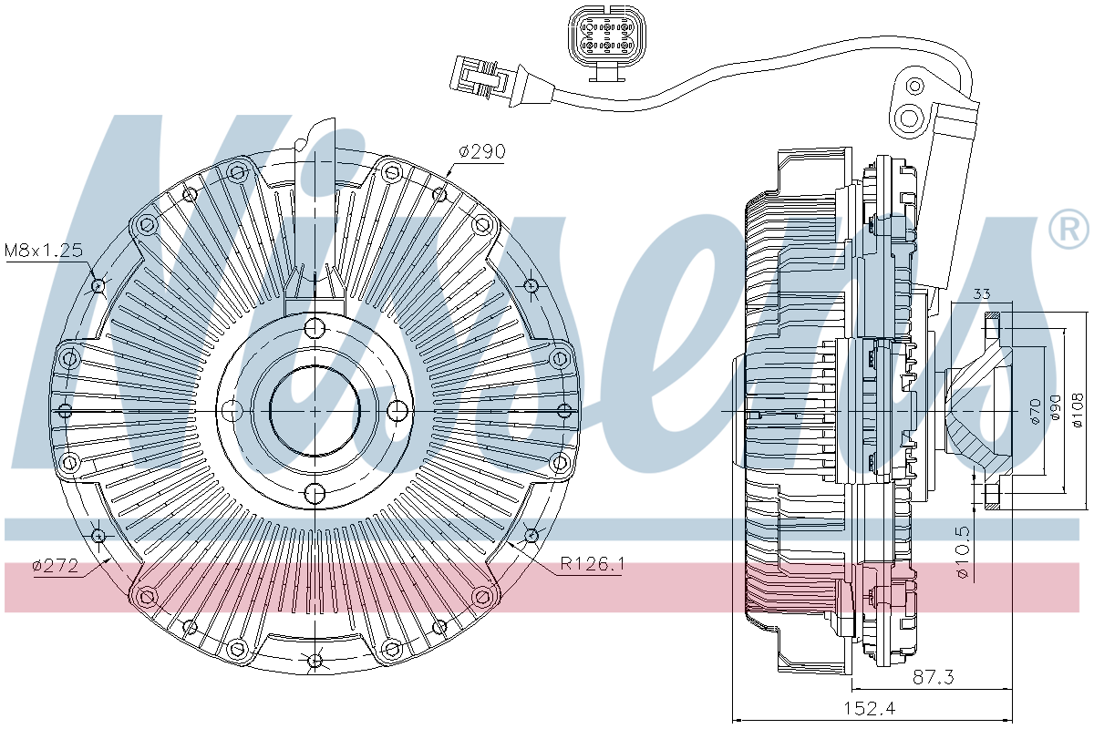 Nissens Cooling Fan Clutch 86159