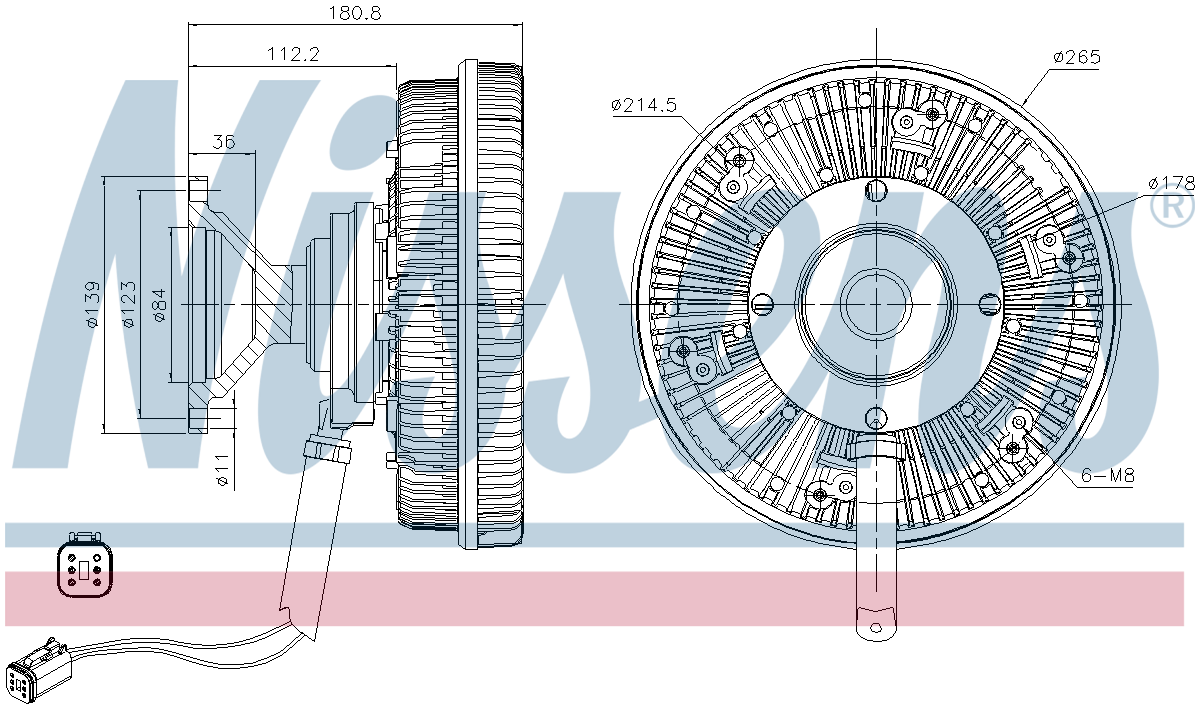 Nissens Cooling Fan Clutch 86165