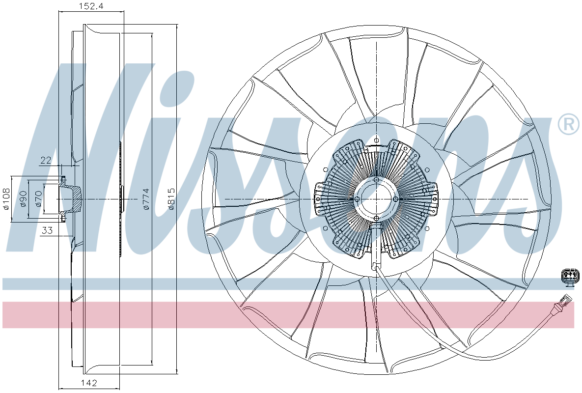 Nissens Cooling Fan Clutch 86240