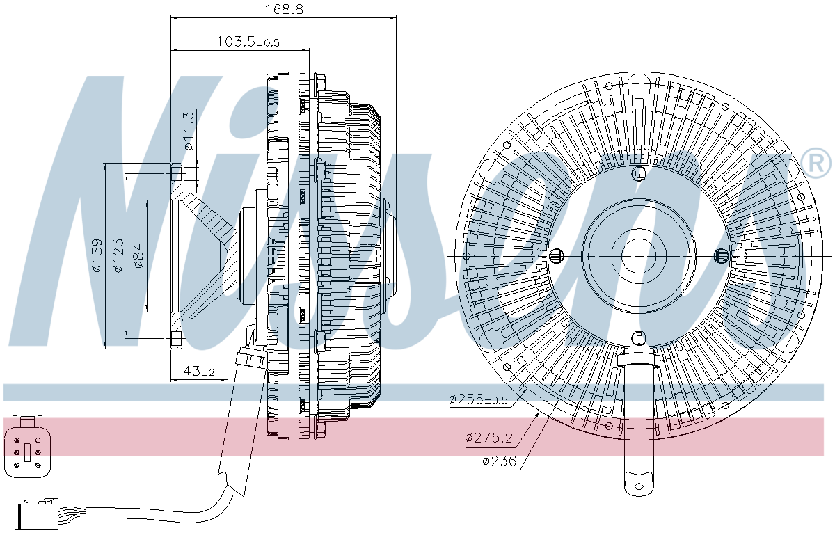 Nissens Cooling Fan Clutch 86243