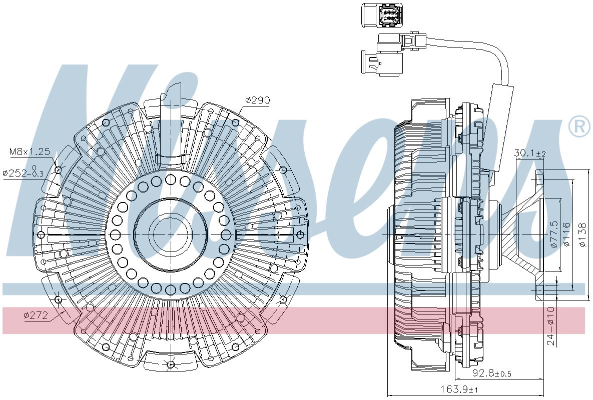 Nissens Cooling Fan Clutch 86248