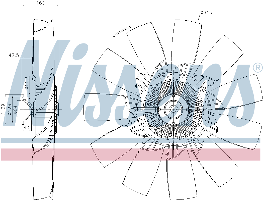 Nissens Cooling Fan Clutch 86259