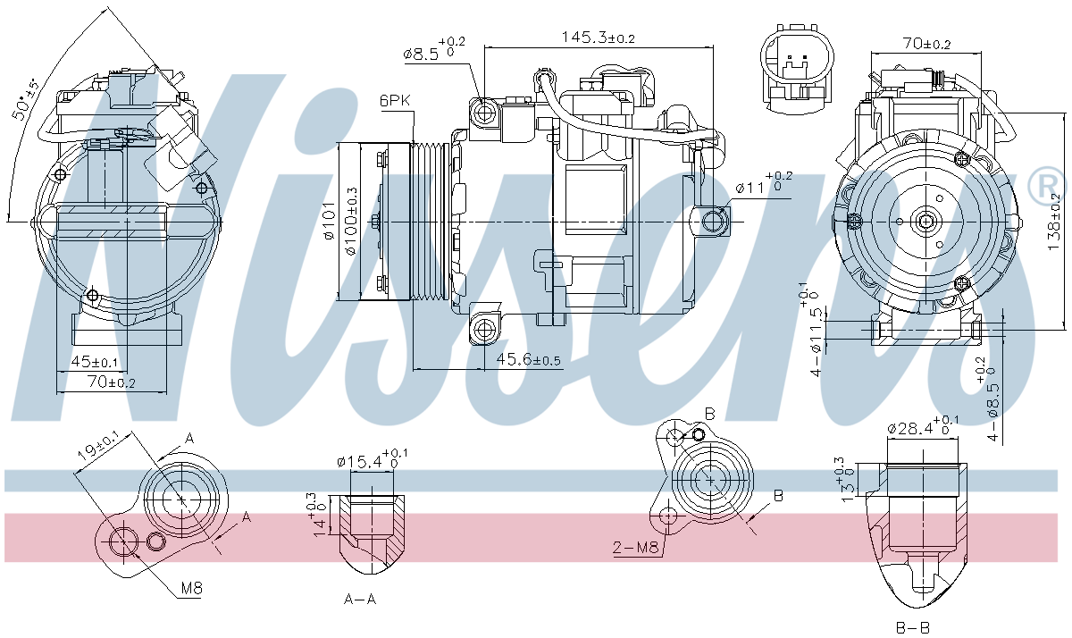 Nissens Aircon Compressor 890012