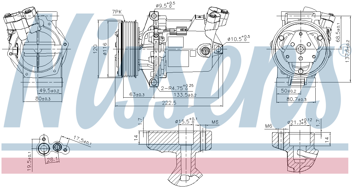 Nissens Aircon Compressor 890042