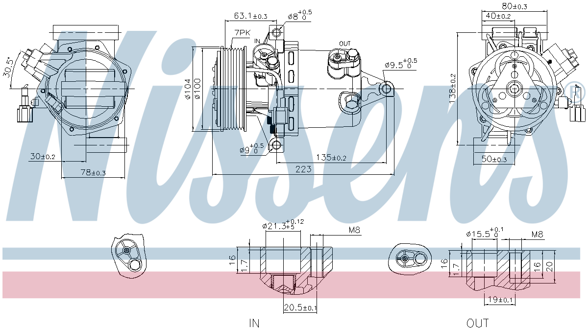 Nissens Aircon Compressor 890053