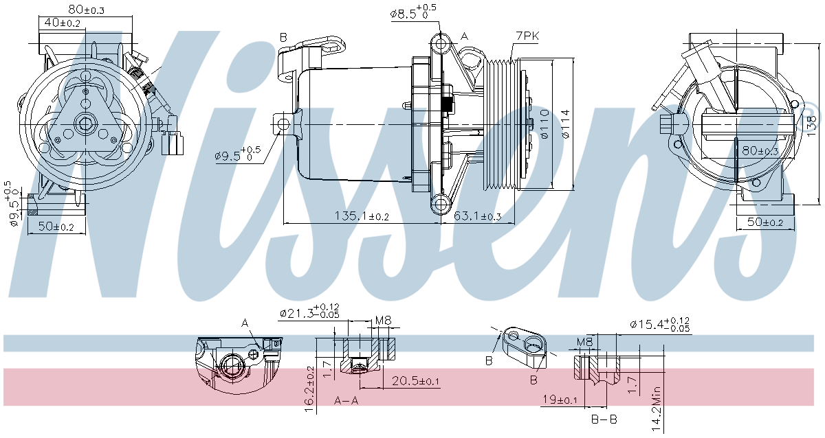 Nissens Aircon Compressor 890172