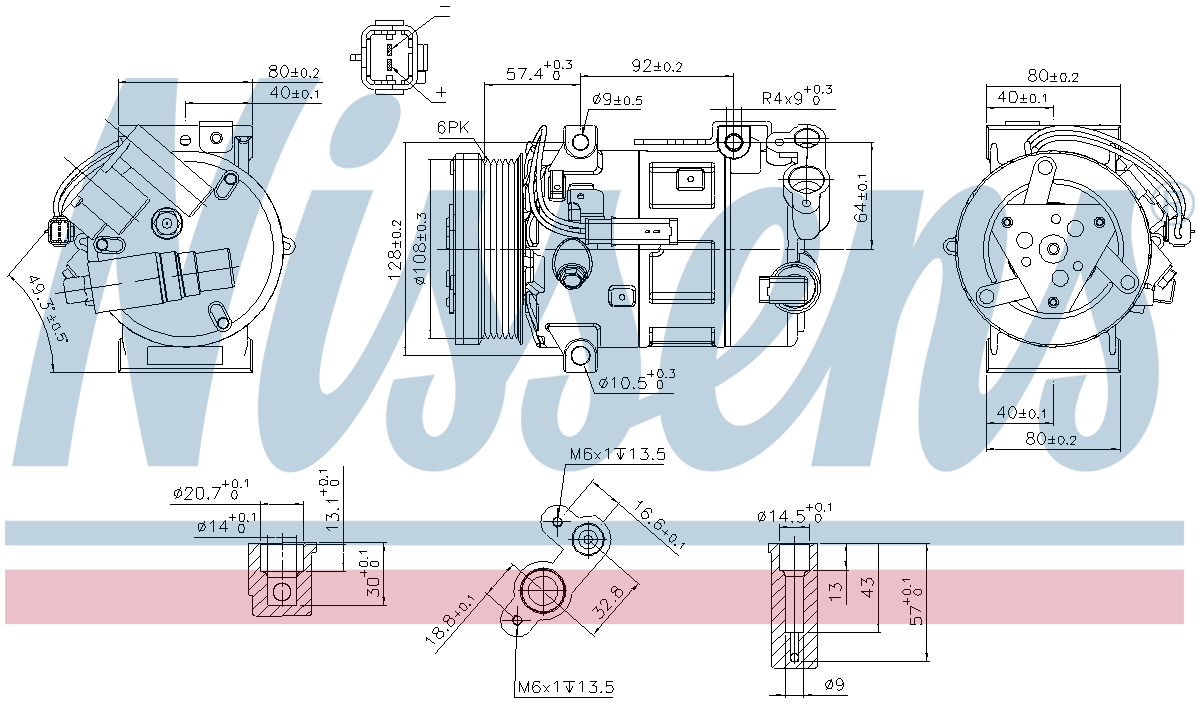 Nissens Aircon Compressor 890210