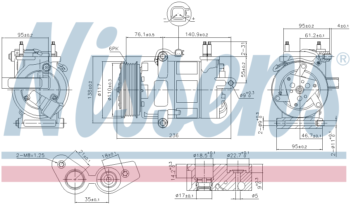 Nissens Aircon Compressor 890217