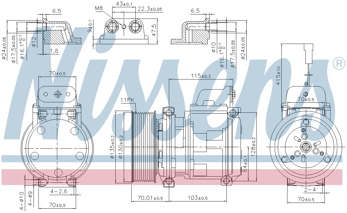 Nissens Aircon Compressor 890331