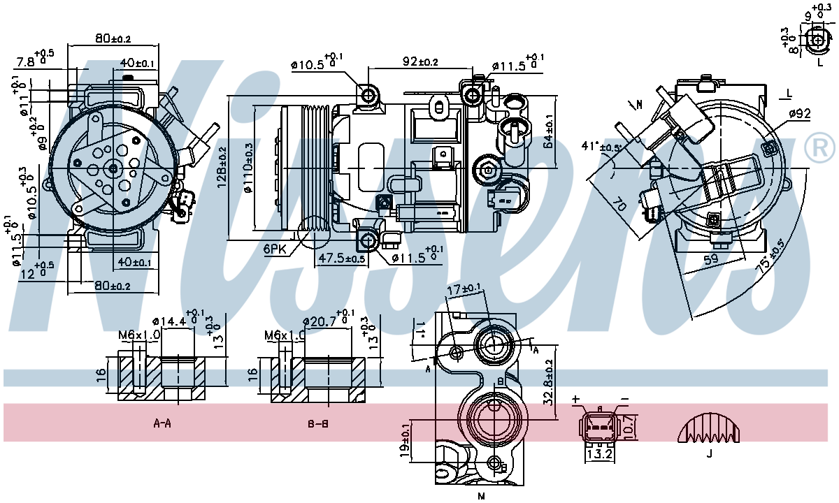 Nissens Aircon Compressor 890420