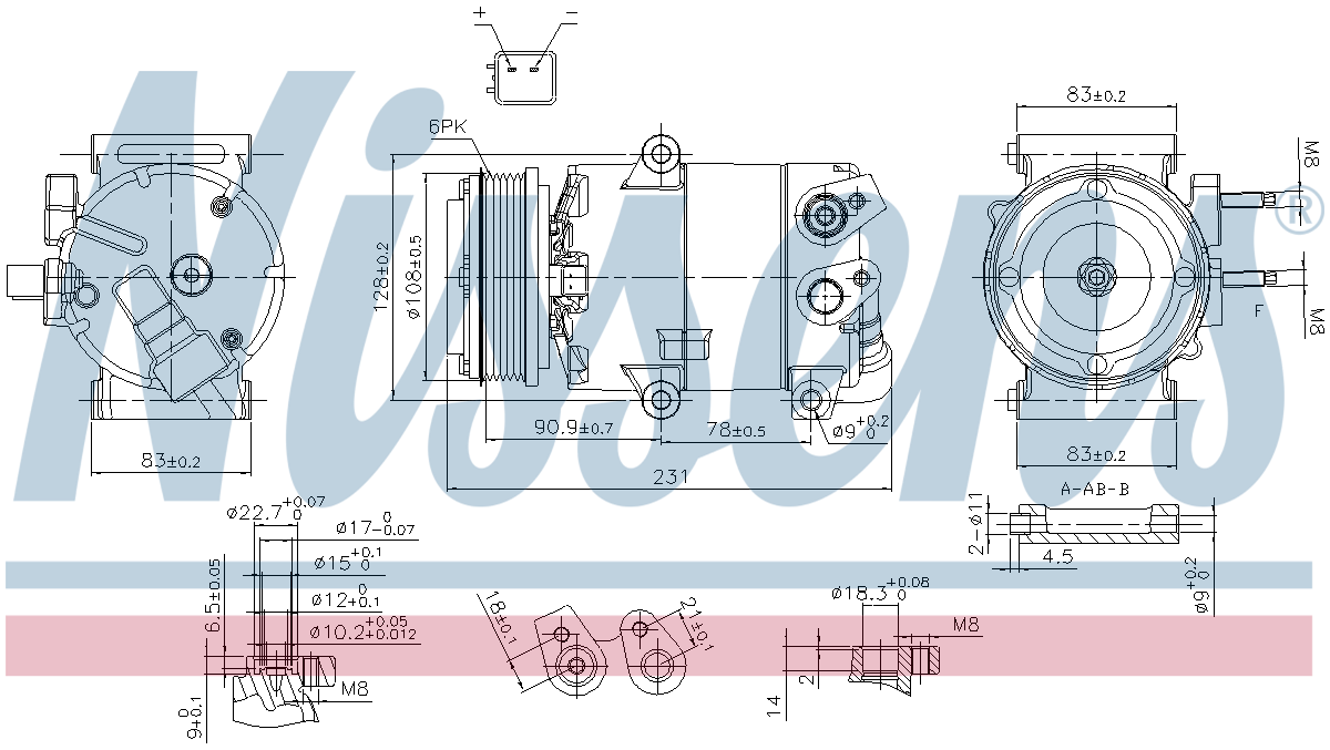 Nissens Aircon Compressor 890588