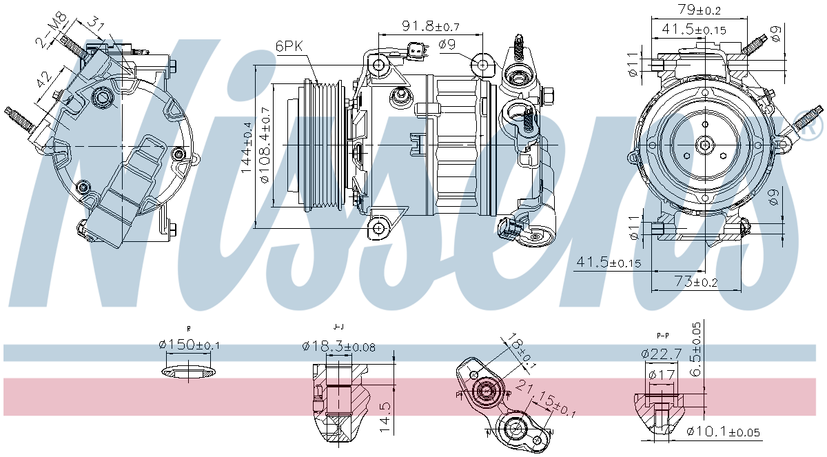 Nissens Aircon Compressor 890589