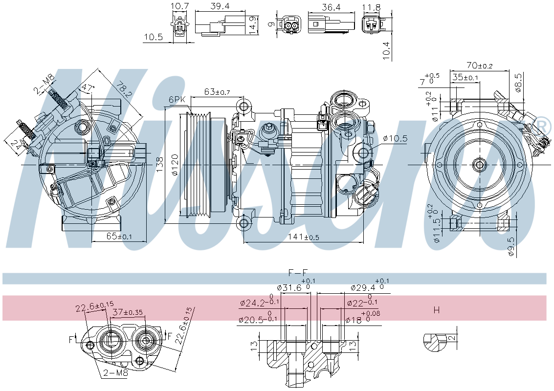 Nissens Aircon Compressor 890593