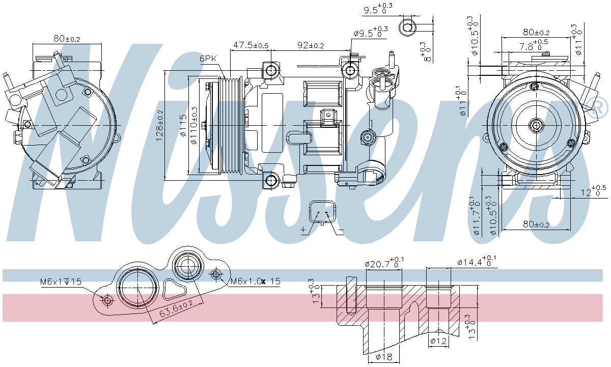 Nissens Aircon Compressor 890606
