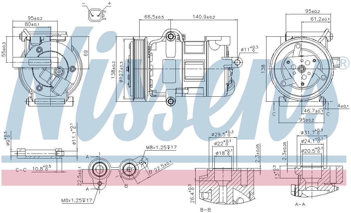 Nissens Aircon Compressor 890698