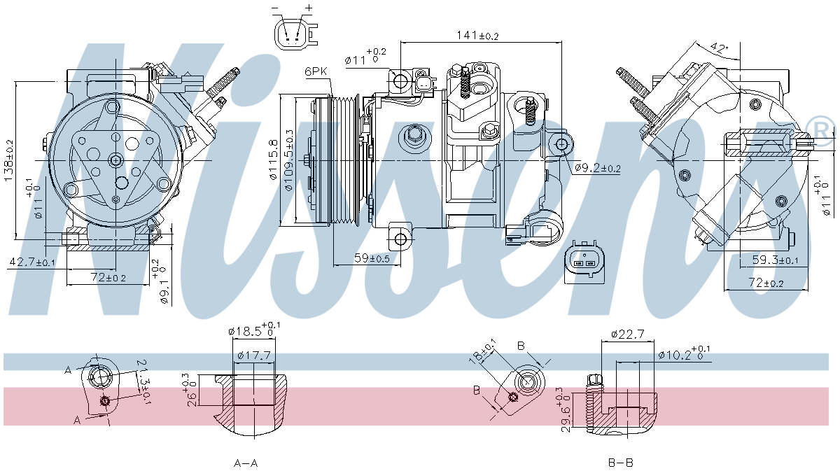Nissens Aircon Compressor 890772